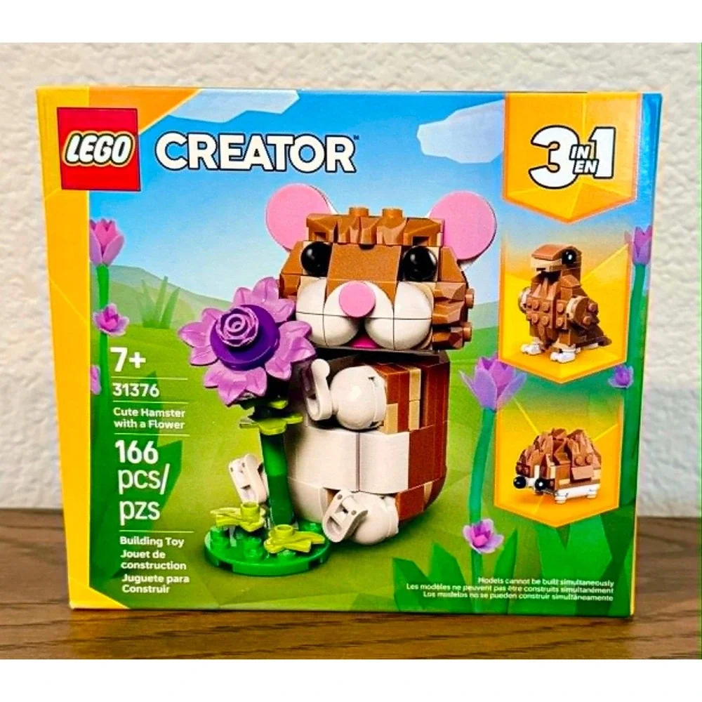 Lego 31376 Creator 3 in 1 Cute Hamster with a Flower NEW SEALED
